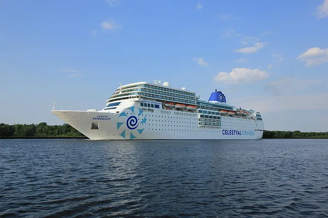 a celestyal ship docked
